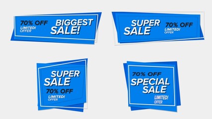Sale Discount Banners 47 , Fully Editable and Animated