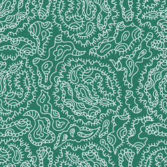 Allover leaf pattern, leaves pattern, flower pattern, abstract pattern. vector illustration