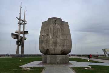 Monument to Joseph Conrad in Gdynia, Poland