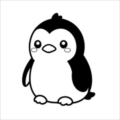 Penguin Coloring page for Toddlers