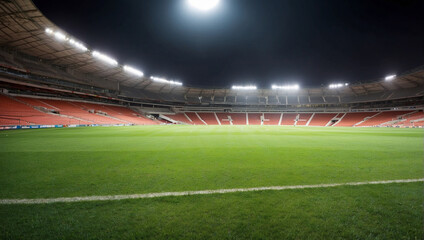 Soccer stadium field, soccer background