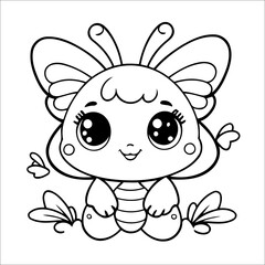Butterfly Coloring page for Kids