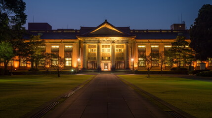 Naklejka premium Tokyo National Museum Tokyo Japan In a Mystical At_010