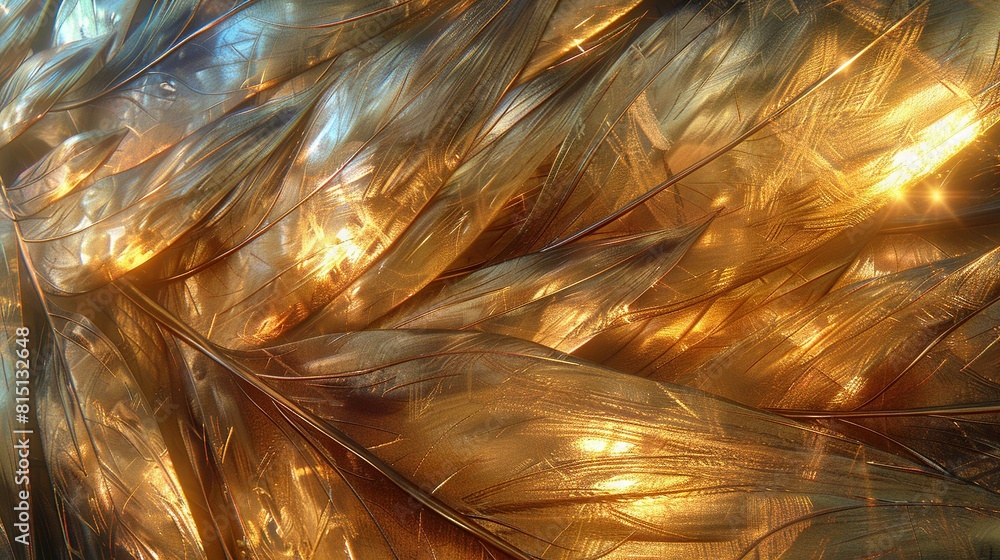 Poster a zoomed-in photo of a feather-like texture on the screen of a digital image of feathers