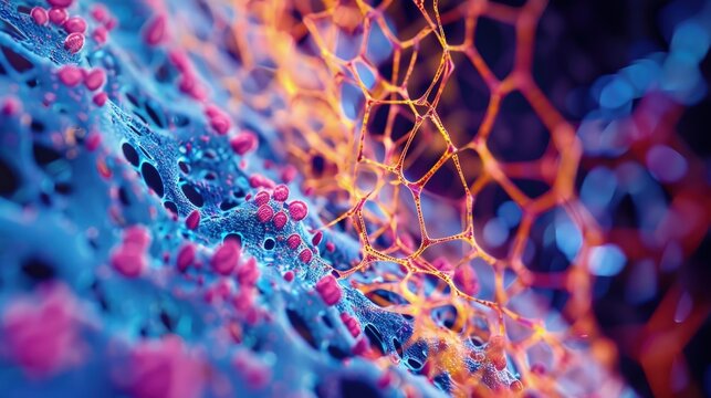  Microscopic views of nanofibers in advanced textile applications.