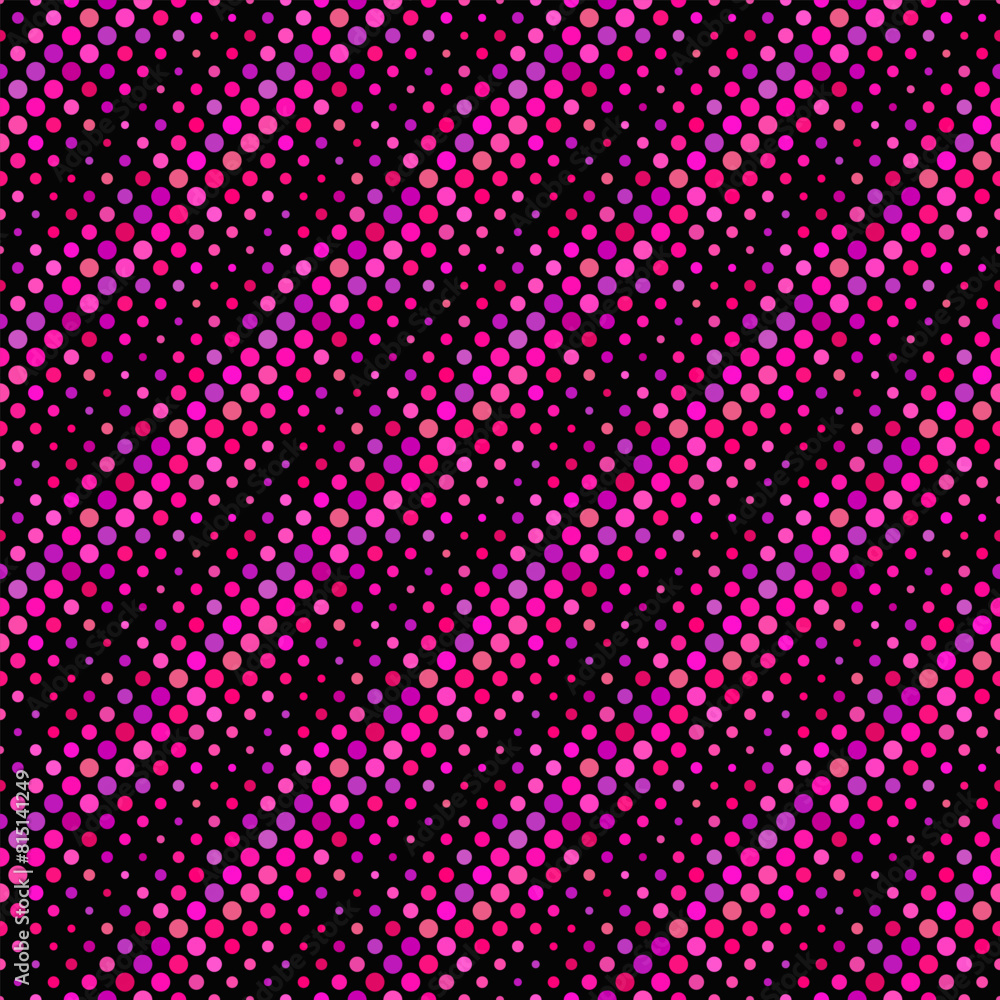 Poster geometrical dot pattern background - pink abstract vector graphic design
