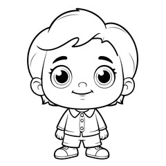 Cute vector illustration Old drawing colouring activity