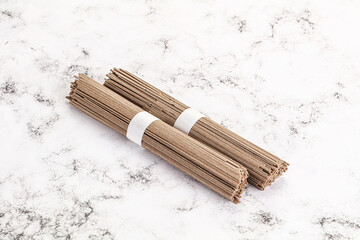 Asian aw soba bukwheat noodle