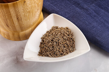 Zeera seeds in the bowl