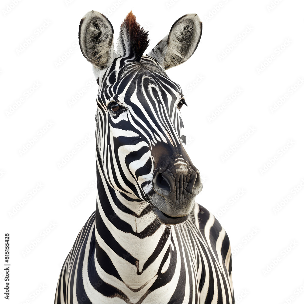 Poster a zebra is standing in front of a plain png background, a beaver isolated on a whitepng background