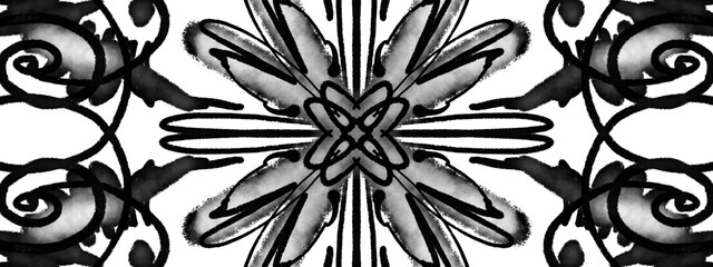 Bold line black white brushstroke acrylic watercolour print poster ink hand drawn illustration abstract calligraphy