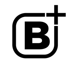 Bplus sign