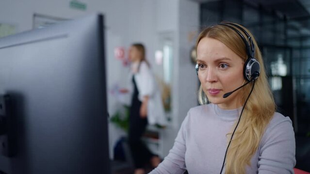 Portrait Of Woman Psychologist In Call-Center Of Charitable Foundation, Medium Shot In Modern Office