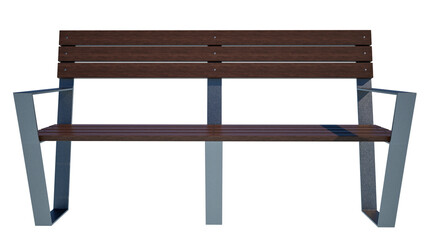 wooden chair isolated on white