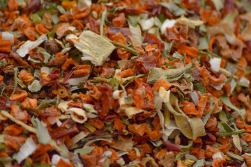 dried herbal tea plants
