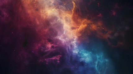 Fototapeta premium The image is a colorful and abstract painting