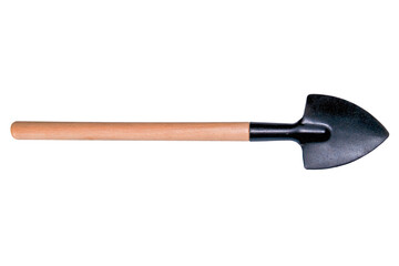 Small garden shovel isolate on a white background.