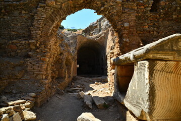 Yediuyurlar Ruins, located in Selcuk, Turkey, is one of the most visited places in the region.