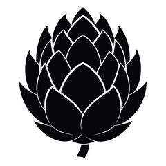 Artichoke vector Silhouette 