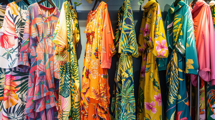 Vibrant fashion textile pattern collection