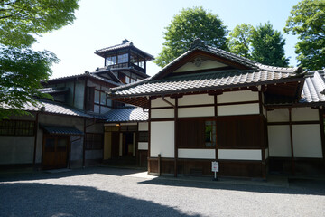 旧三井家下鴨別邸　主屋と玄関棟　京都市左京区