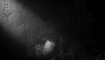 Fototapeta premium Black cement backdrop with white stains. Concrete surface. Abstract texture