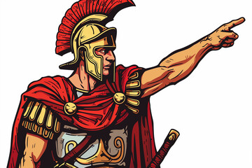 Obraz premium Ancient Roman Soldier
