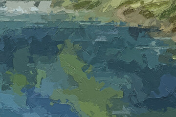 Oil paintings and various flowers, lotus leaves, cats, dogs, chrysanthemums, butterflies, rivers, scenic ponds