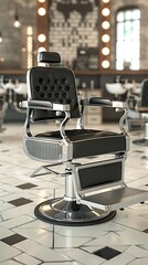 hairdresser chair in a beauty salon