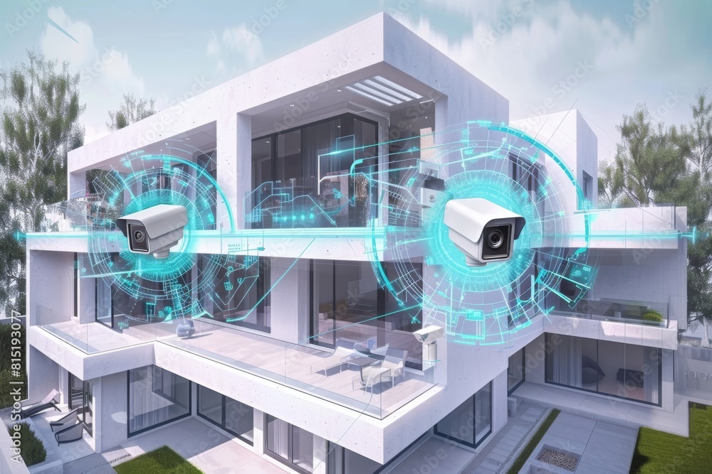 Poster surveillance system oversight manages video technology in safeguarded environments, authenticating v