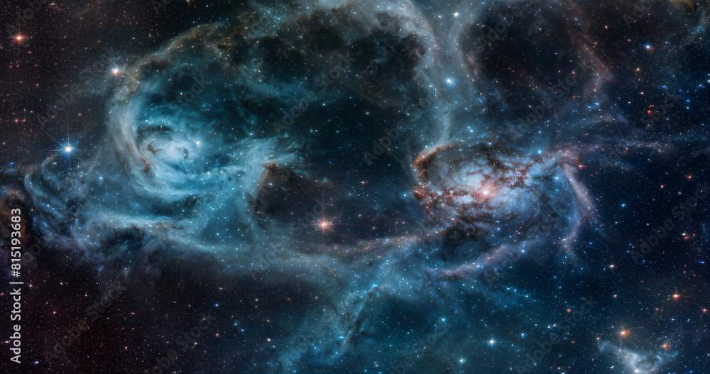 Wall mural space galaxy background