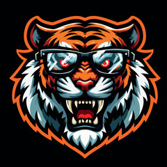 mascot tiger logo gaming