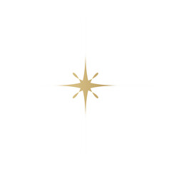  Gold Star sparkle icon. Golden Futuristic shapes.Christmas stars icons. Flashes from fireworks