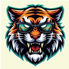 mascot tiger logo gaming