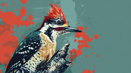 Woodpecker bird animal nature