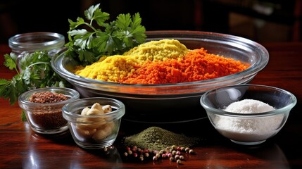 oil with spices UHD Wallpaper