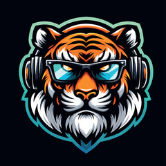 mascot tiger logo gaming
