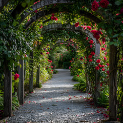 arch in the garden