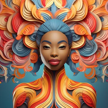 Artistic Clay Black Woman