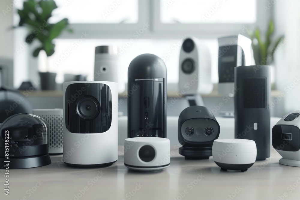 Poster surveillance security in homes benefits from broad wireless coverage and personal security indoors, 
