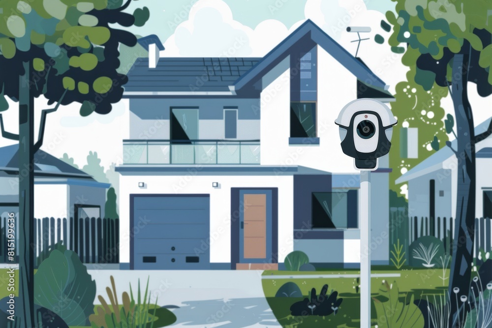 Poster comprehensive surveillance in home security systems is managed through security concepts, using high