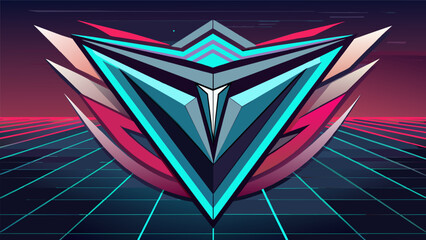 Sharp angles and crisp edges in a futuristic style © Azadart