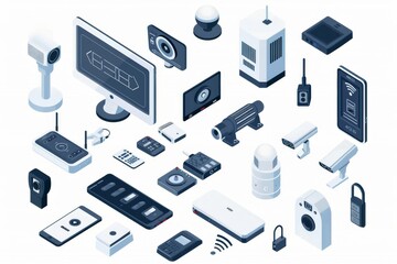 Uninterrupted connections in home security systems allow for comprehensive surveillance, managed through security concepts that use high-speed Wi-Fi to enhance protection and observation.