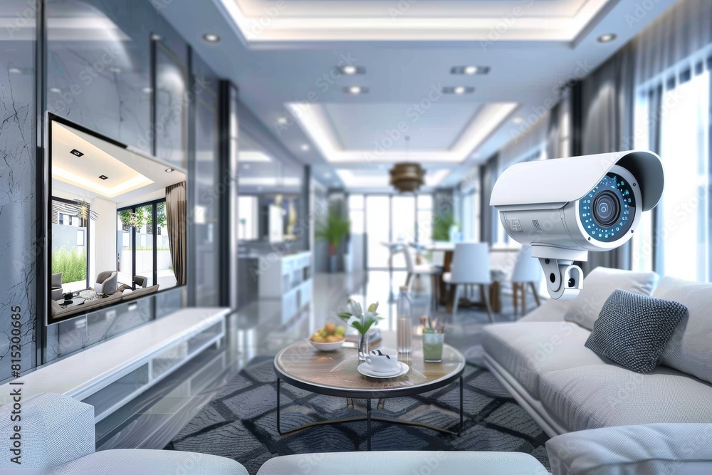 Poster security concepts manage comprehensive surveillance in home environments, using high-speed wi-fi for