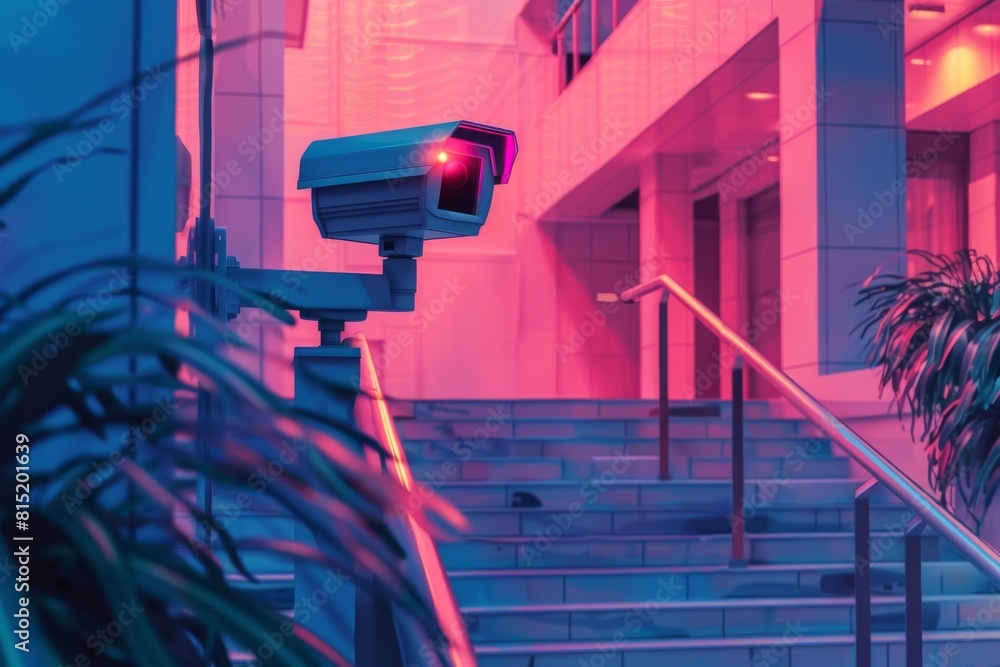 Poster surveillance cameras with advanced security features enable smart homes to enhance safety through us