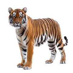 Tiger isolated on white or transparent background