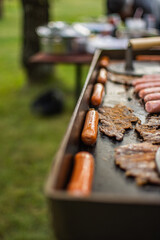 Summer BBQ close up