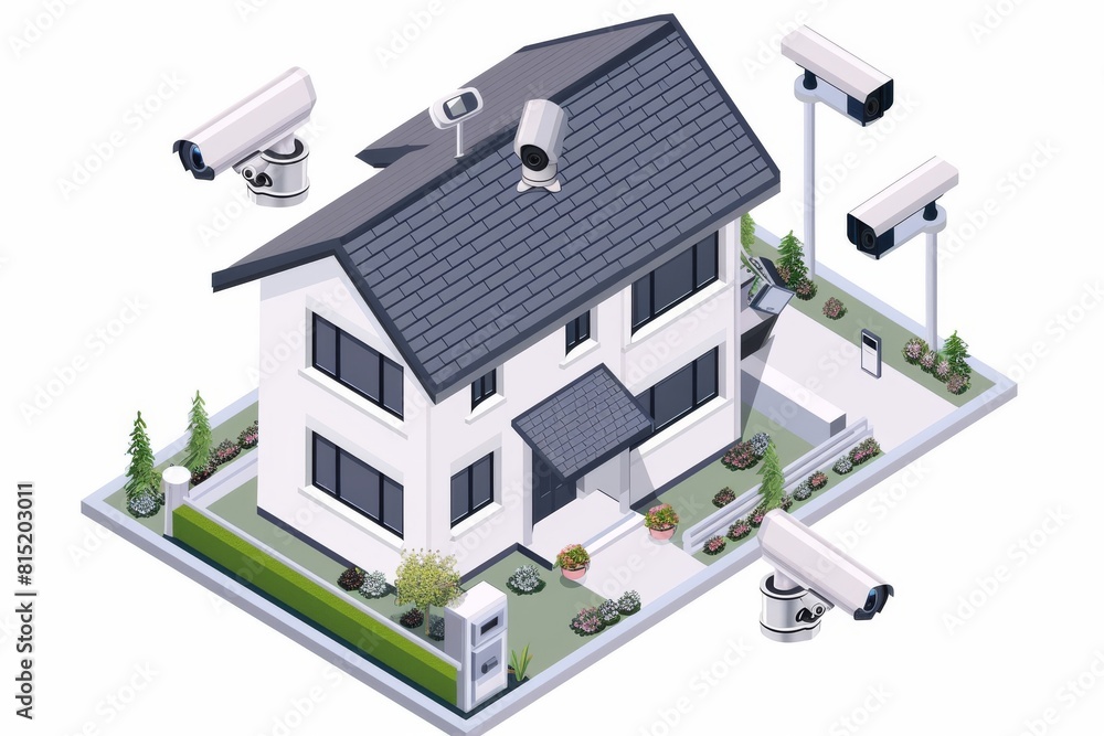 Poster user-friendly remote administration and wi-fi expansion in smart homes enhance safety with advanced 