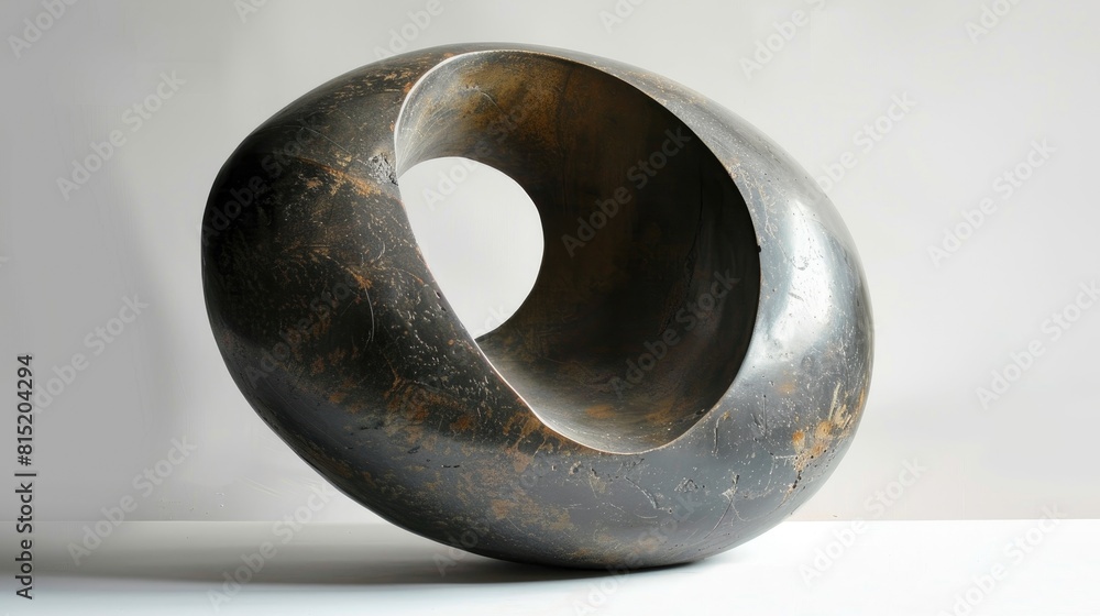 Poster the rounded object