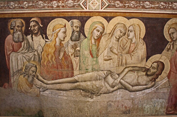 compianto sul Cristo morto; affresco nella chiesa di Santa Maria Novella a Firenze